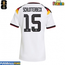 Deutschland Nico Schlotterbeck #15 Heimtrikot Frauen EM 2024 Kurzarm